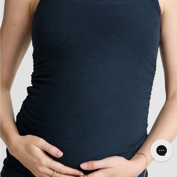 Beyond the Bump Dark Blue Tank Top - Picture 3 of 3